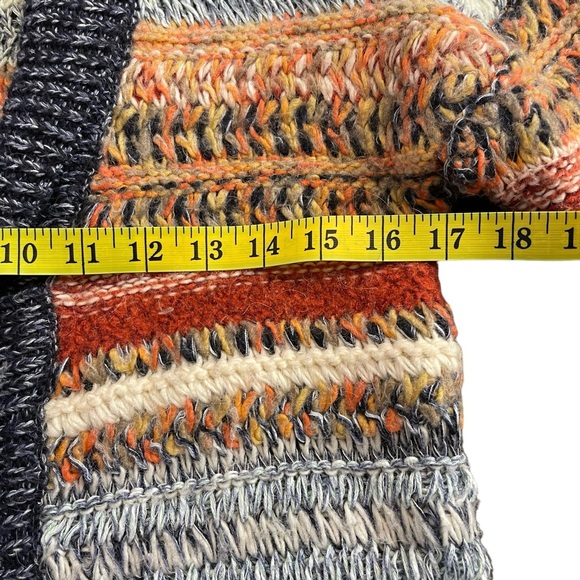 Anthropologie Knitted & Knotted Multi-colour Open Front Cardigan (XS) - Picture 10 of 16